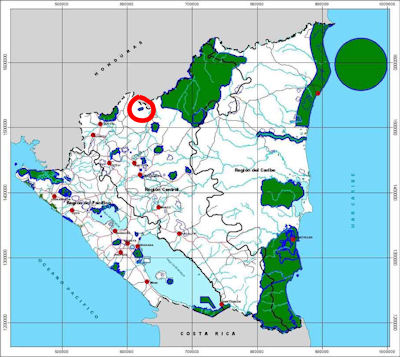 Forslag til Nicaraguas Important Bird Areas.